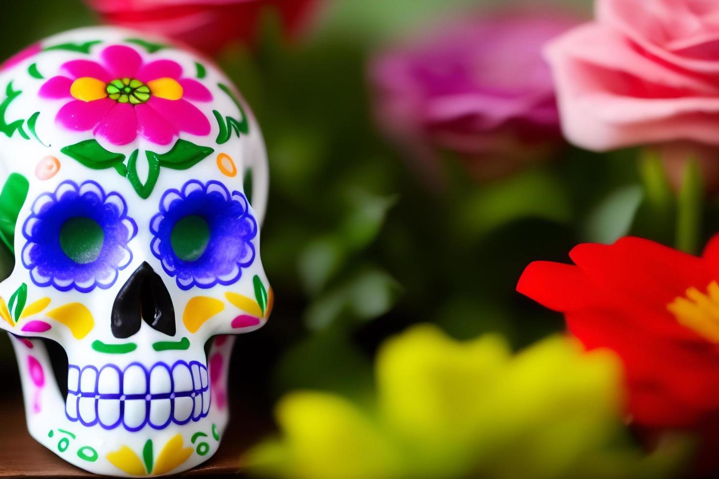 dia de los muertos, fiesta cultural tradicional mexicana. dia de muertos. foto