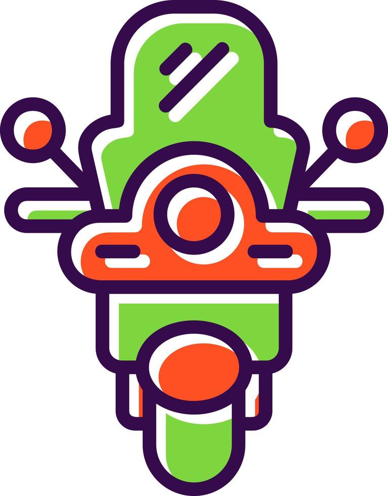 diseño de icono de vector de moto