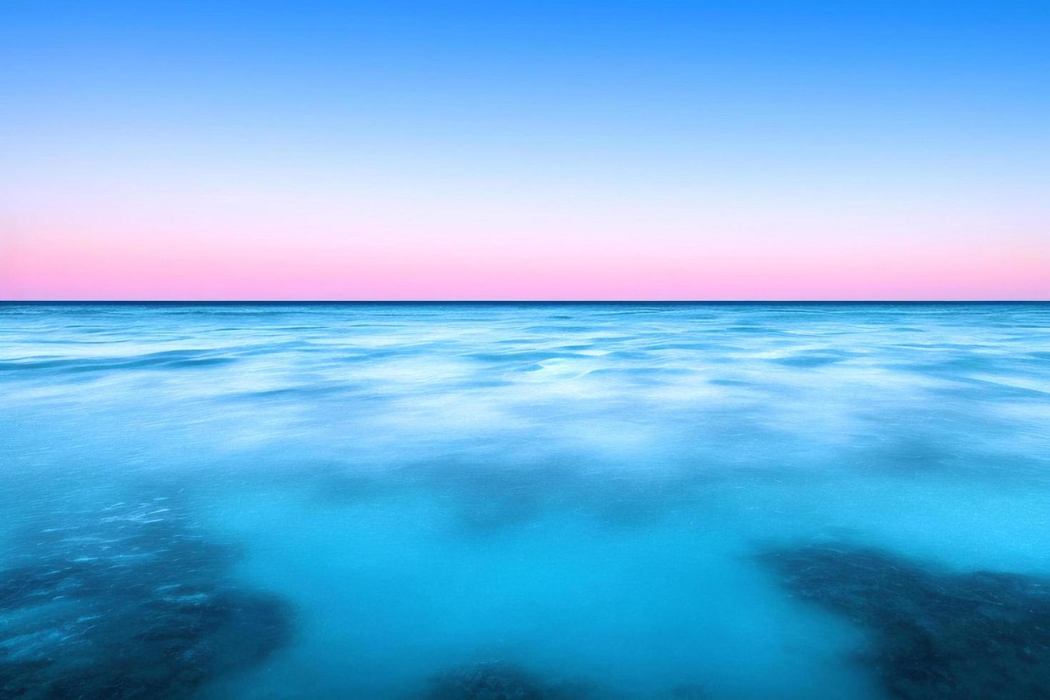 Underwater scene. Ocean coral reef underwater. Sea world under water background. photo