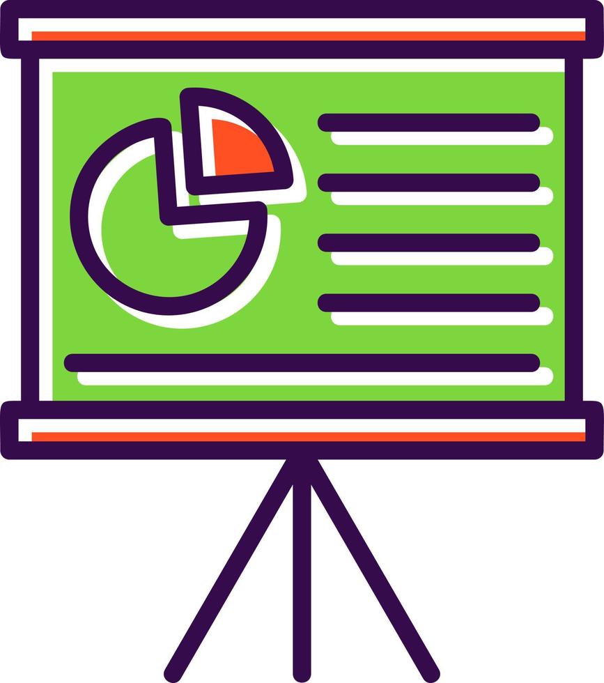 Presentation Vector Icon Design