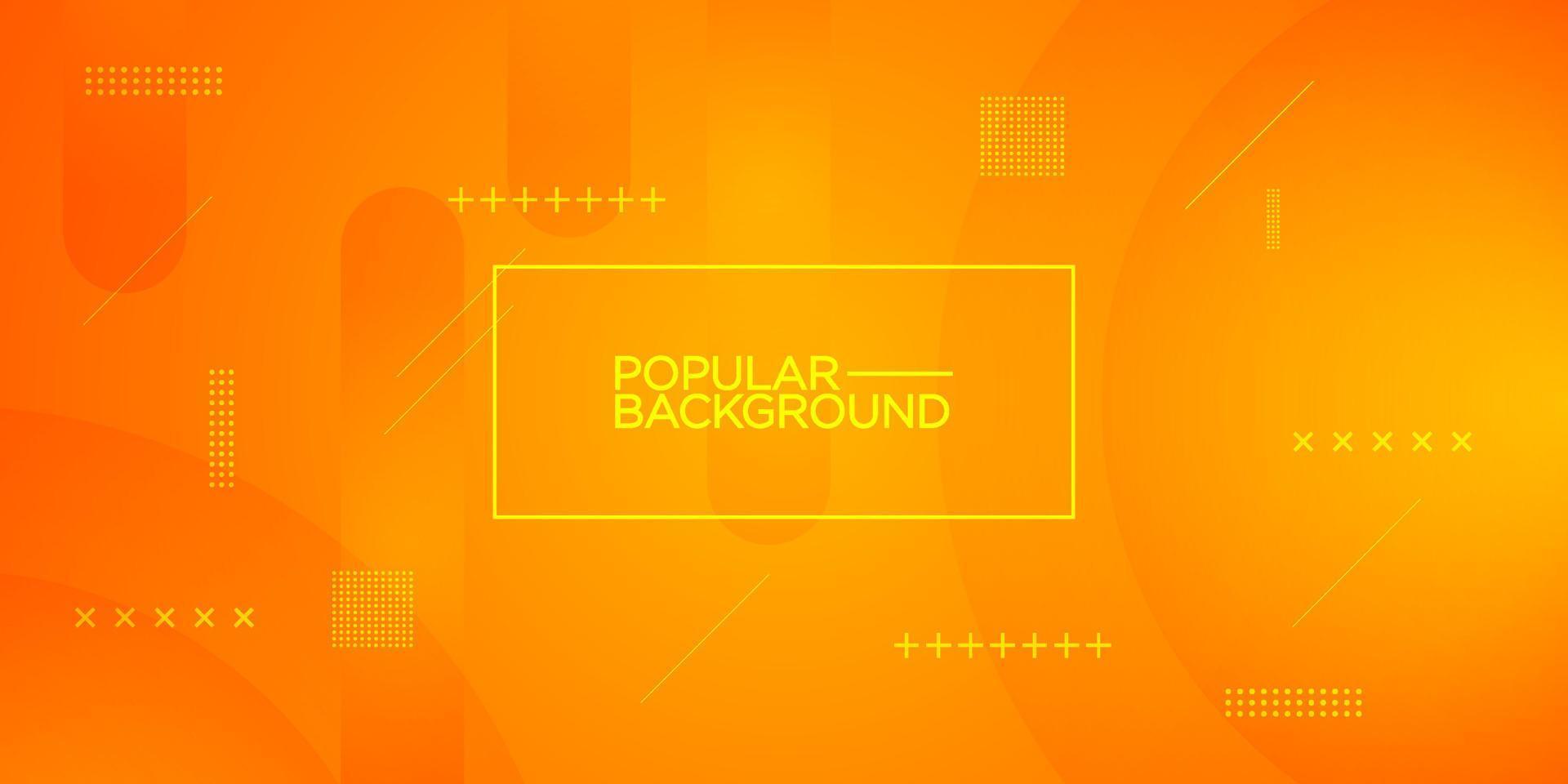 abstract orange background with simple pattern and lines.Fresh colorful orange design. bright and modern with shadow 3d concept. Eps10 vector