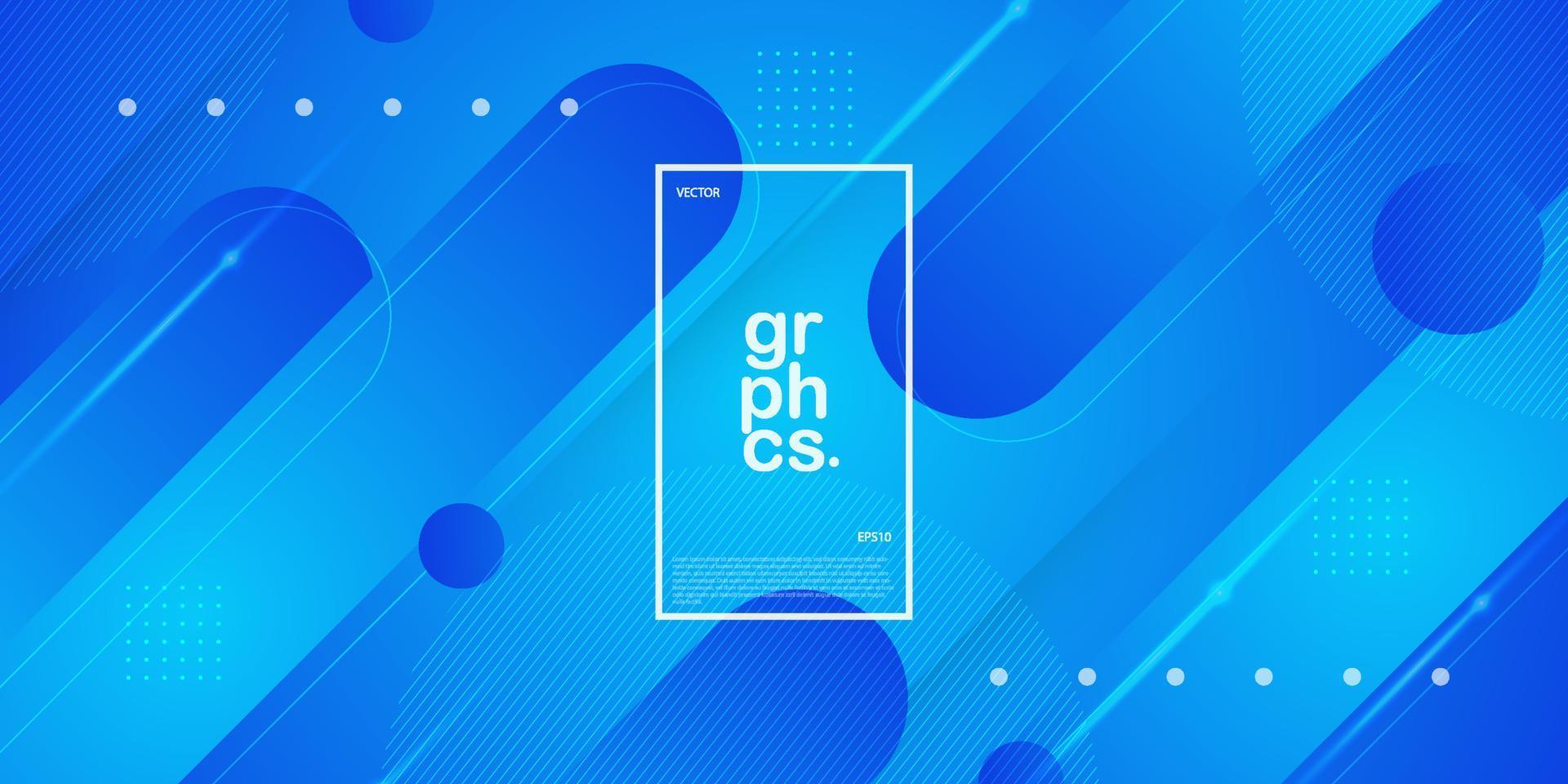 Abstract dynamic bright blue gradient illustration background with simple pattern. cool design.Eps10 vector