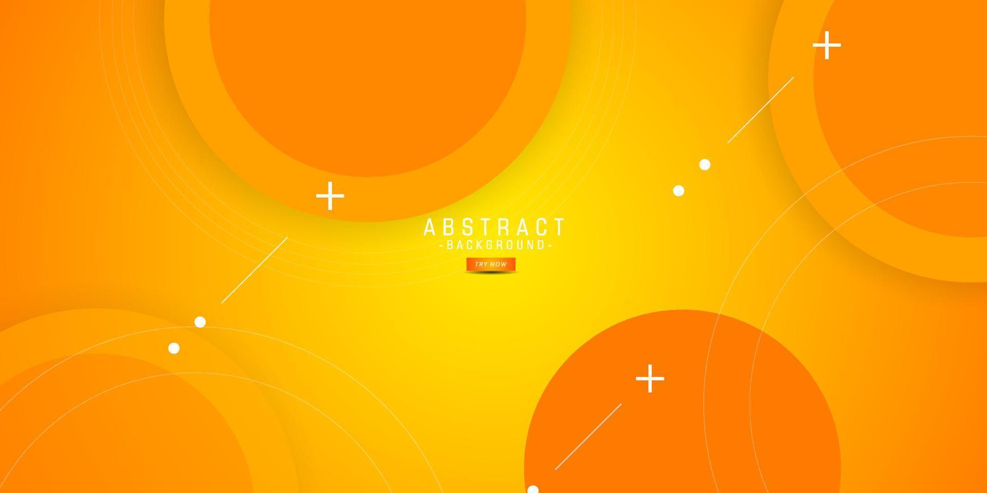 fondo de ilustración degradado naranja brillante abstracto con apariencia 3d y patrón simple. diseño fresco.eps10 vector