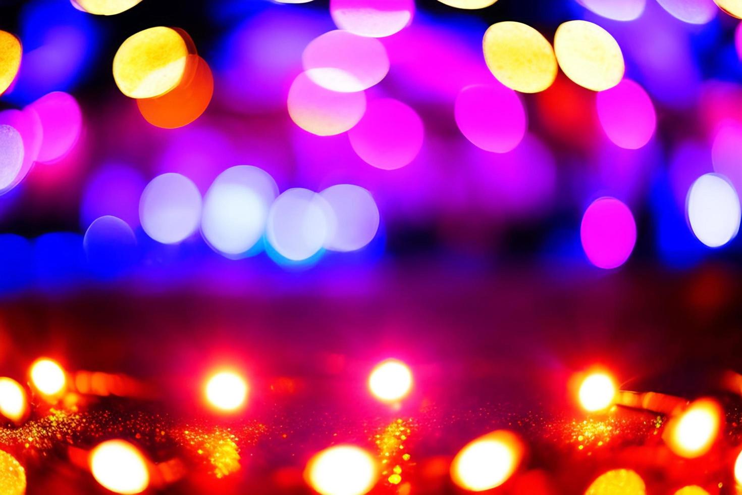 Christmas concept. Decorated Christmas Tree Near Fireplace at Home. photo