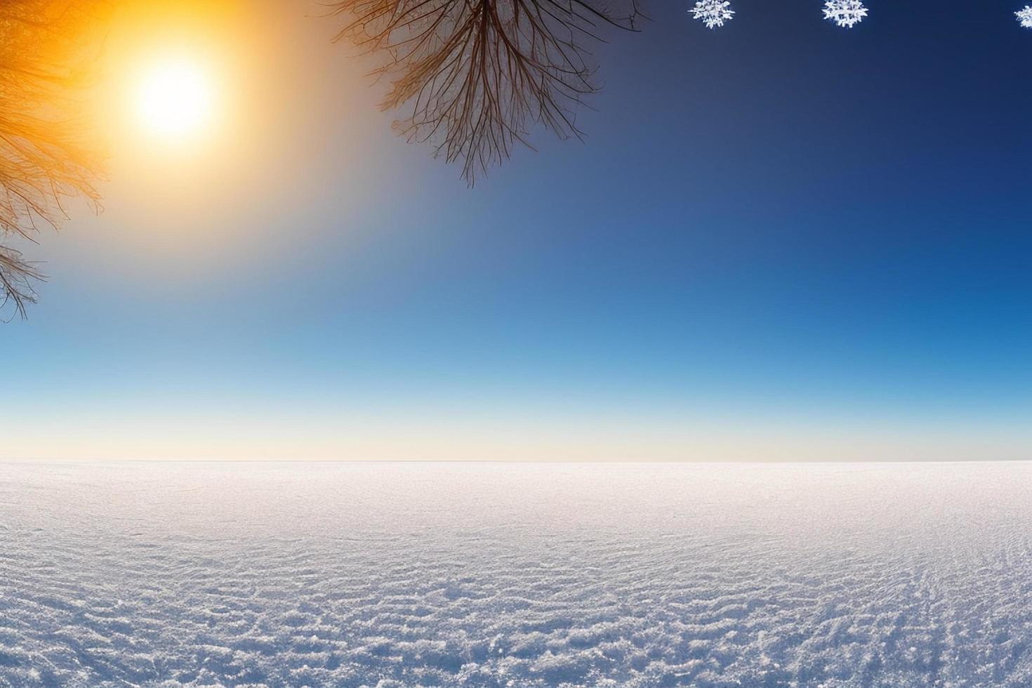 Beautiful winter background with snow. New Year, Christmas and other holidays, web poster, greeting card. photo