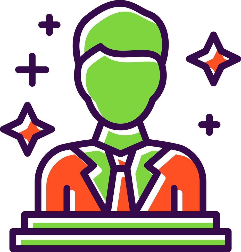 Showman Vector Icon Design
