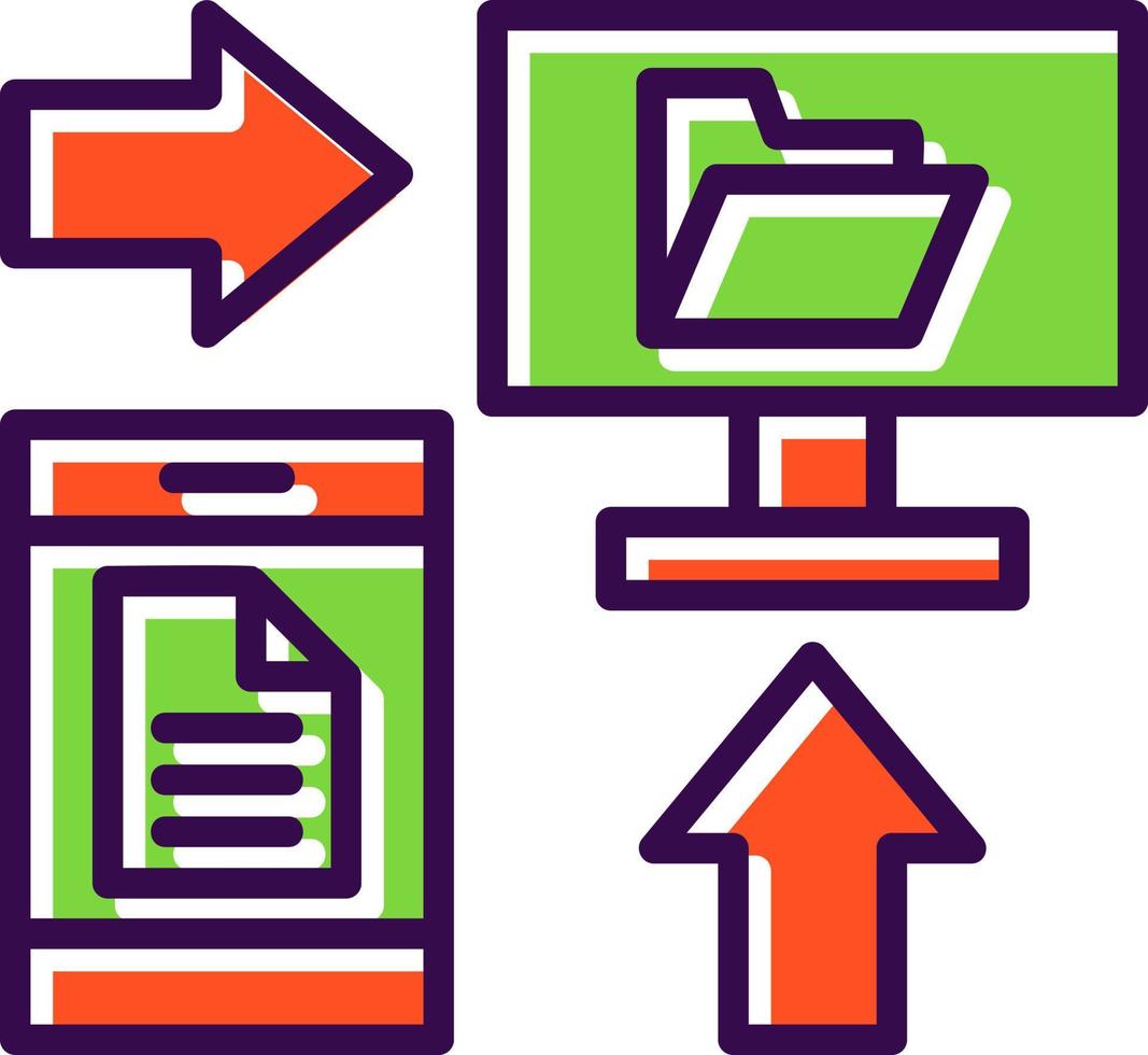 Transfer Vector Icon Design