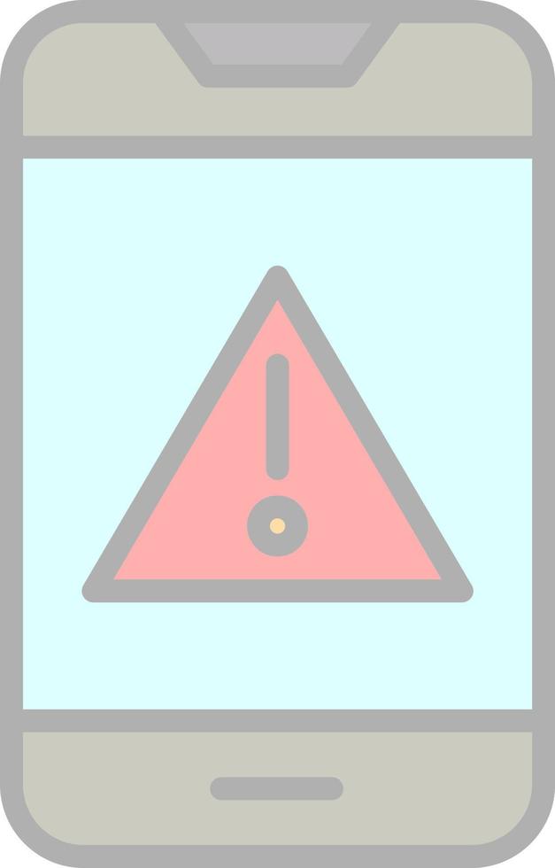 diseño de icono de vector de error