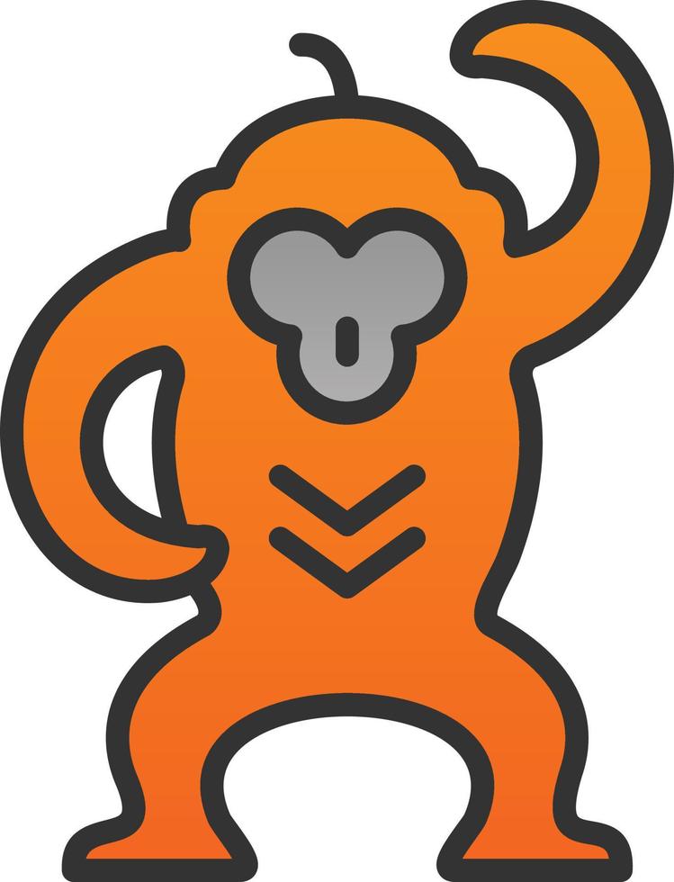 Monkey Vector Icon Design