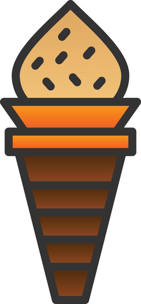 Ice Cream Vector Icon Design