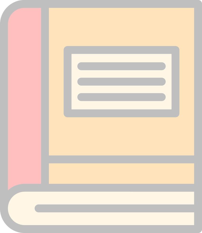 Book Vector Icon Design