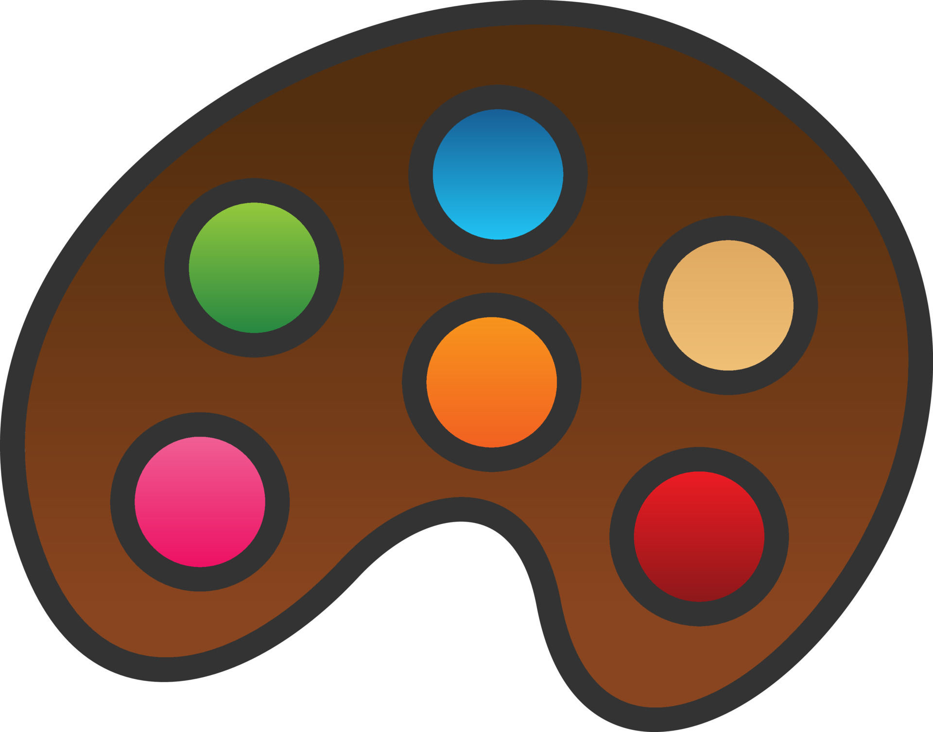 Paint Palette Vector Icon Design 16559867 Vector Art at Vecteezy