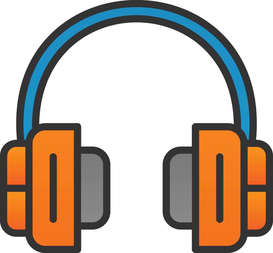 Headphones Vector Icon Design