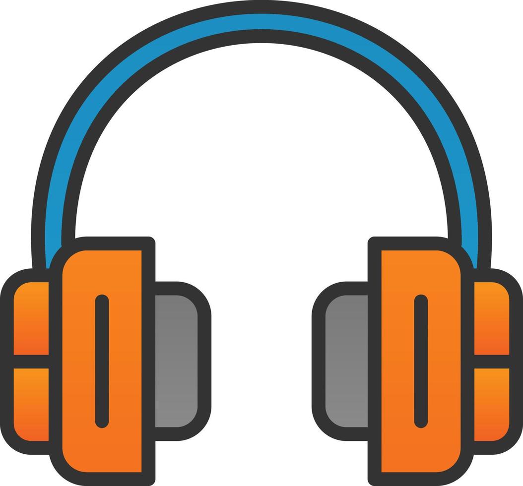 Headphones Vector Icon Design