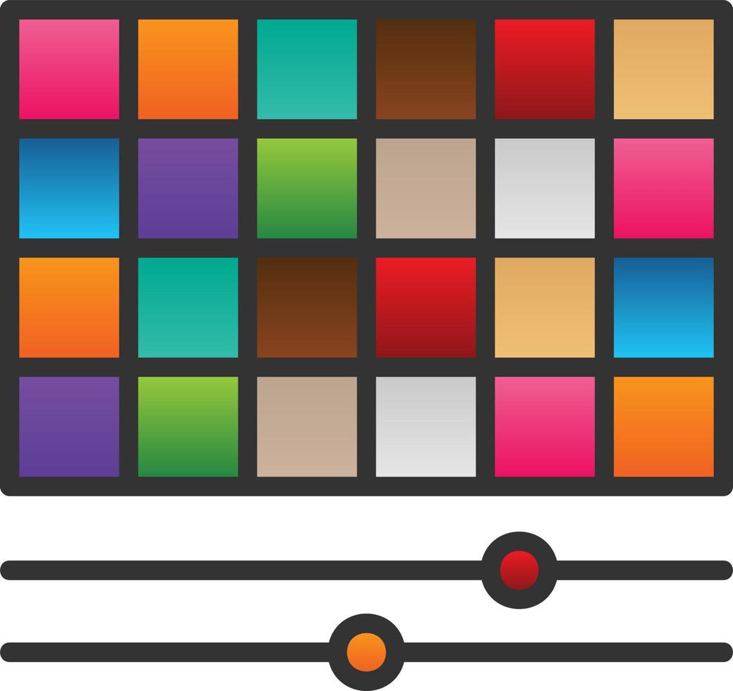 diseño de icono de vector de ajuste de color