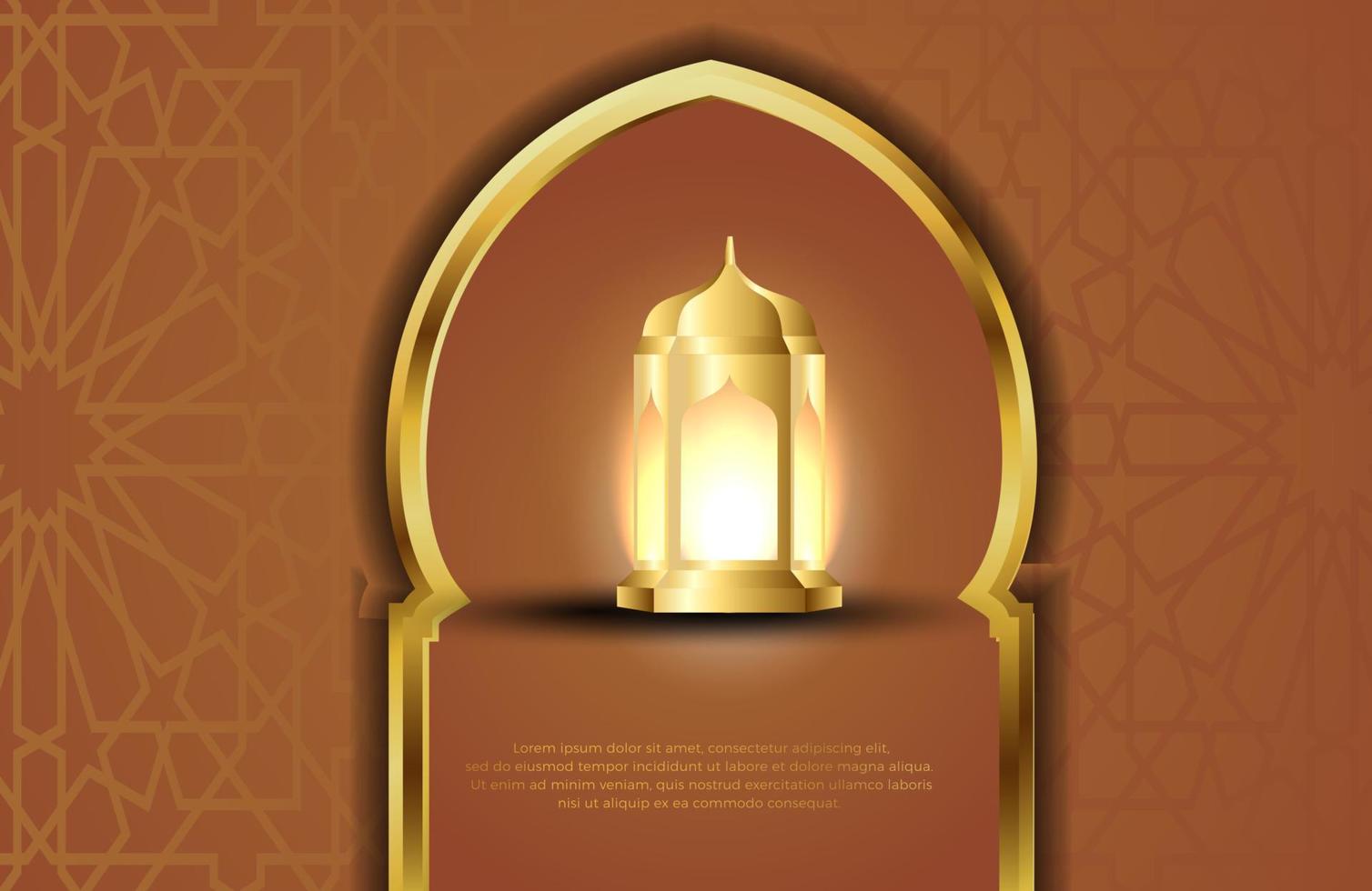 Simple Islamic Background Vector