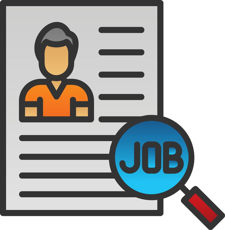 Job Vector Icon Design