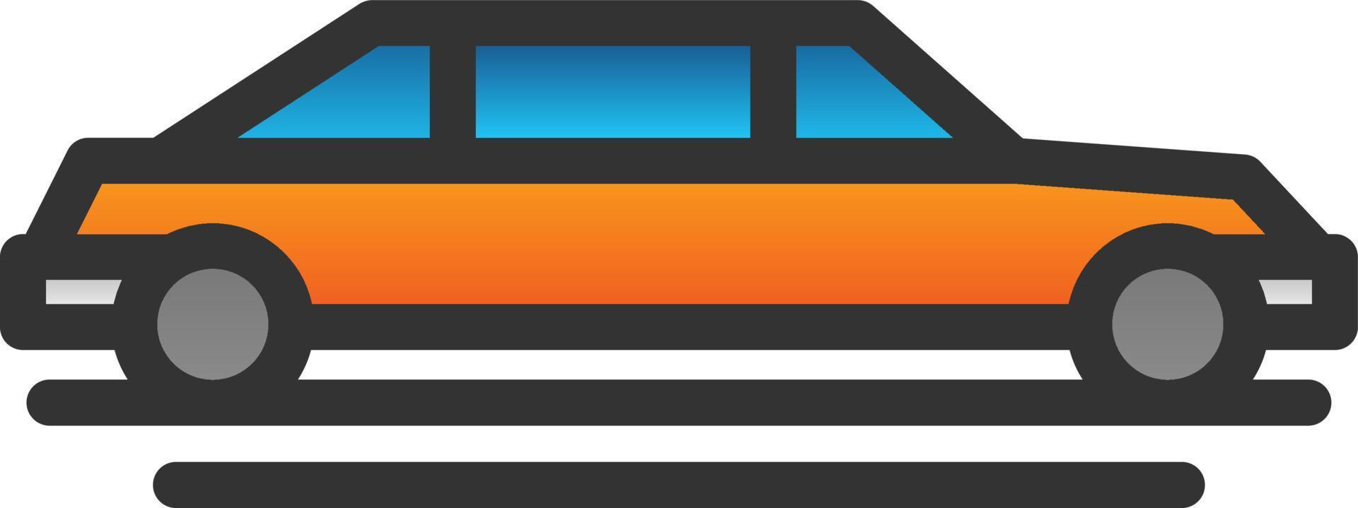 Limousine Vector Icon Design