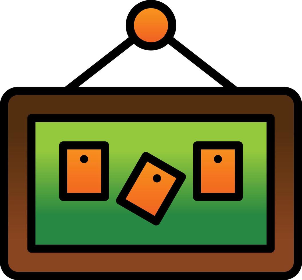 Pinboard Vector Icon Design