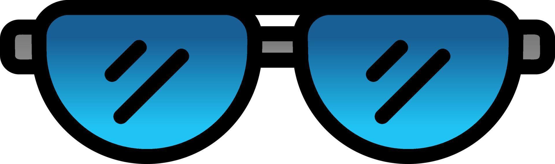 Sun Glasses Vector Icon Design