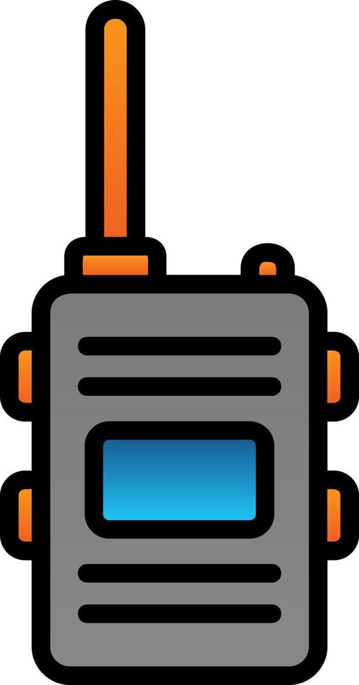 Walkie Talkie Vector Icon Design