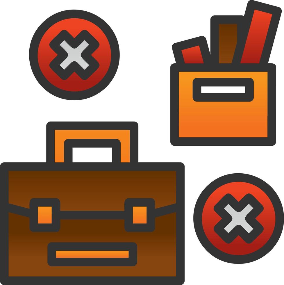 Job Loss Vector Icon Design