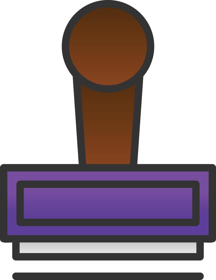 Stamp Vector Icon Design