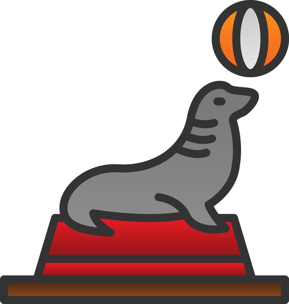 Seal Vector Icon Design