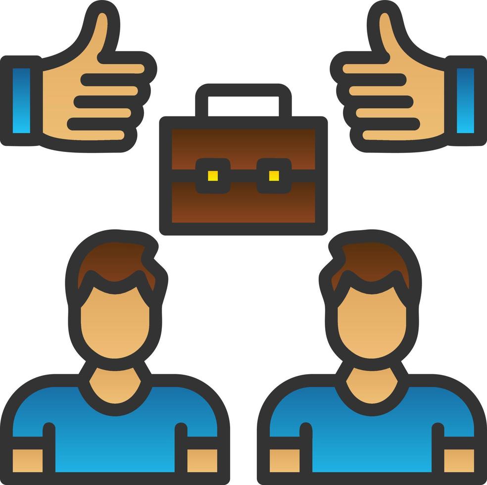 Partnership Vector Icon Design