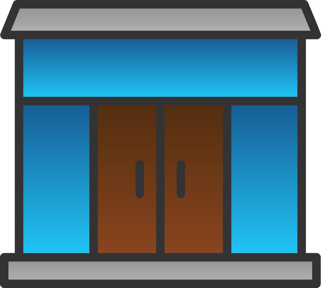 Storefront Vector Icon Design