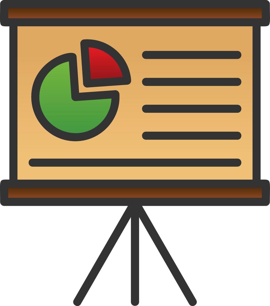 Presentation Vector Icon Design