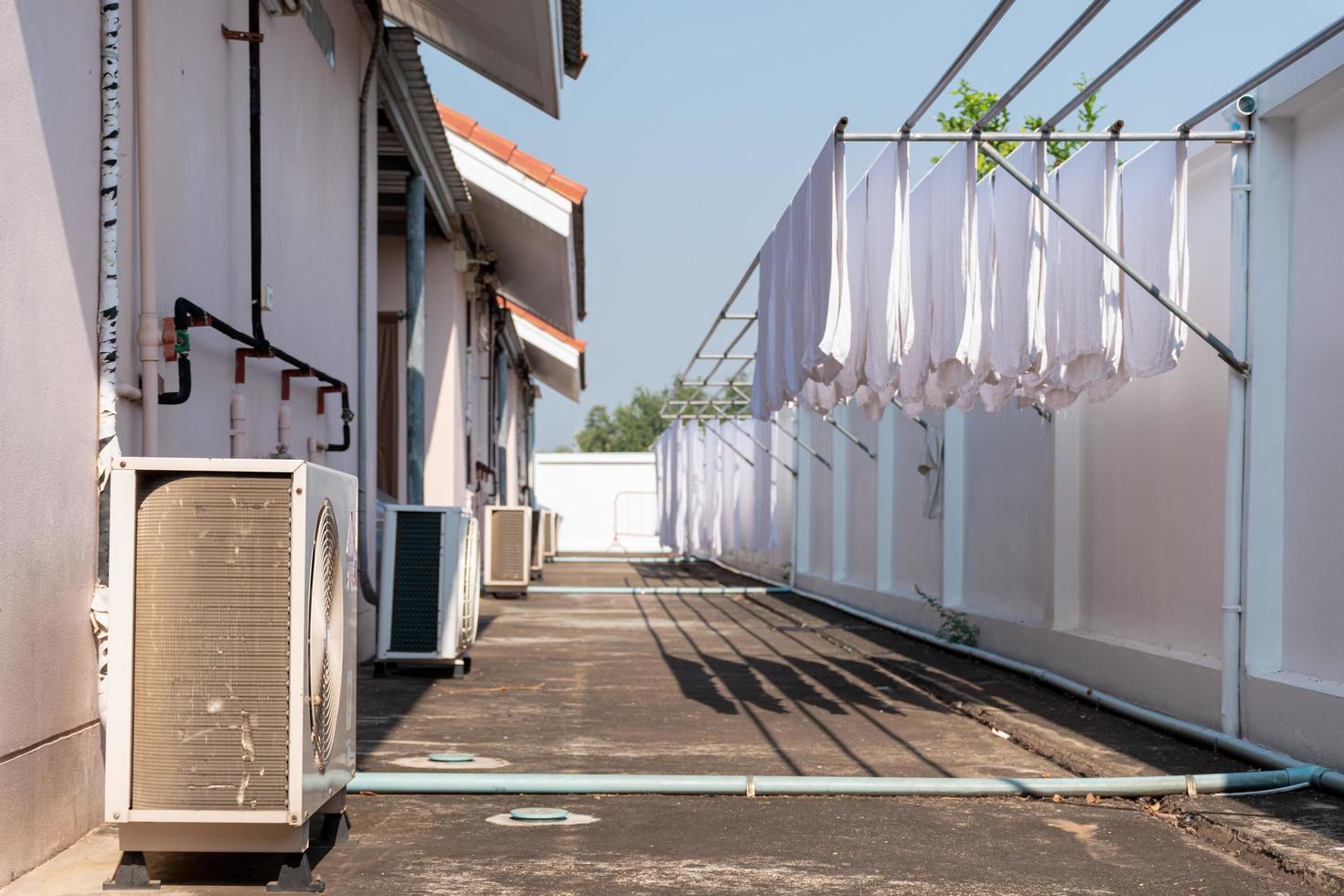 Air compressor and towel rack Behind the resort photo