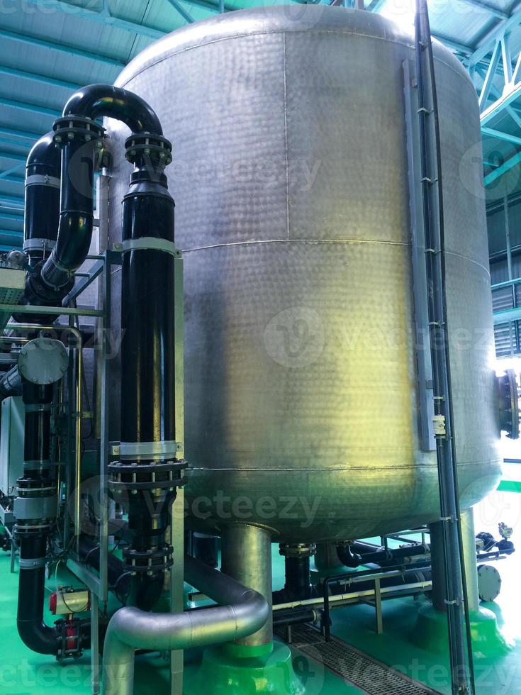 Multilayer water filter tank for drinking water production photo