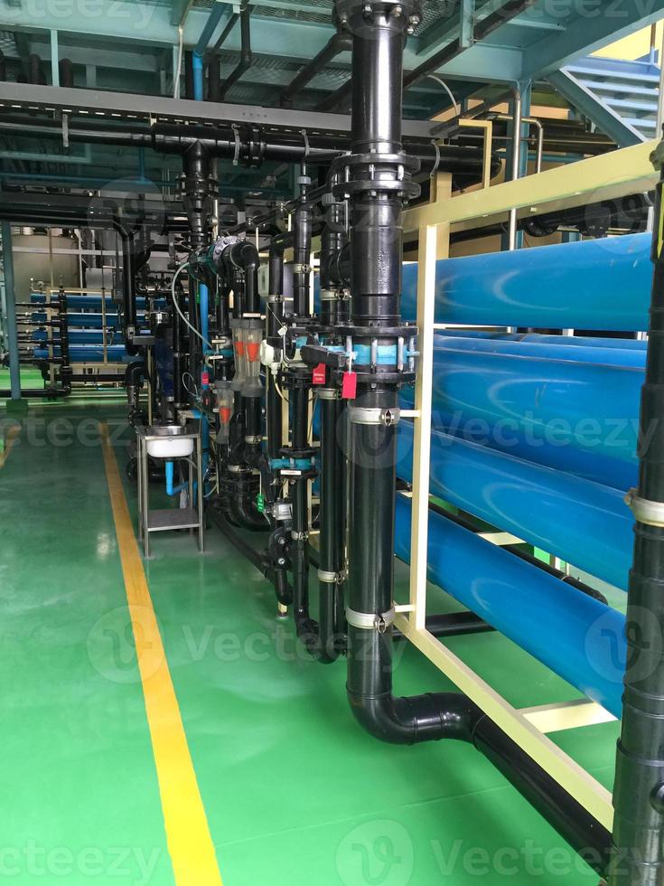 tanque de filtro de agua multicapa para la producción de agua potable foto