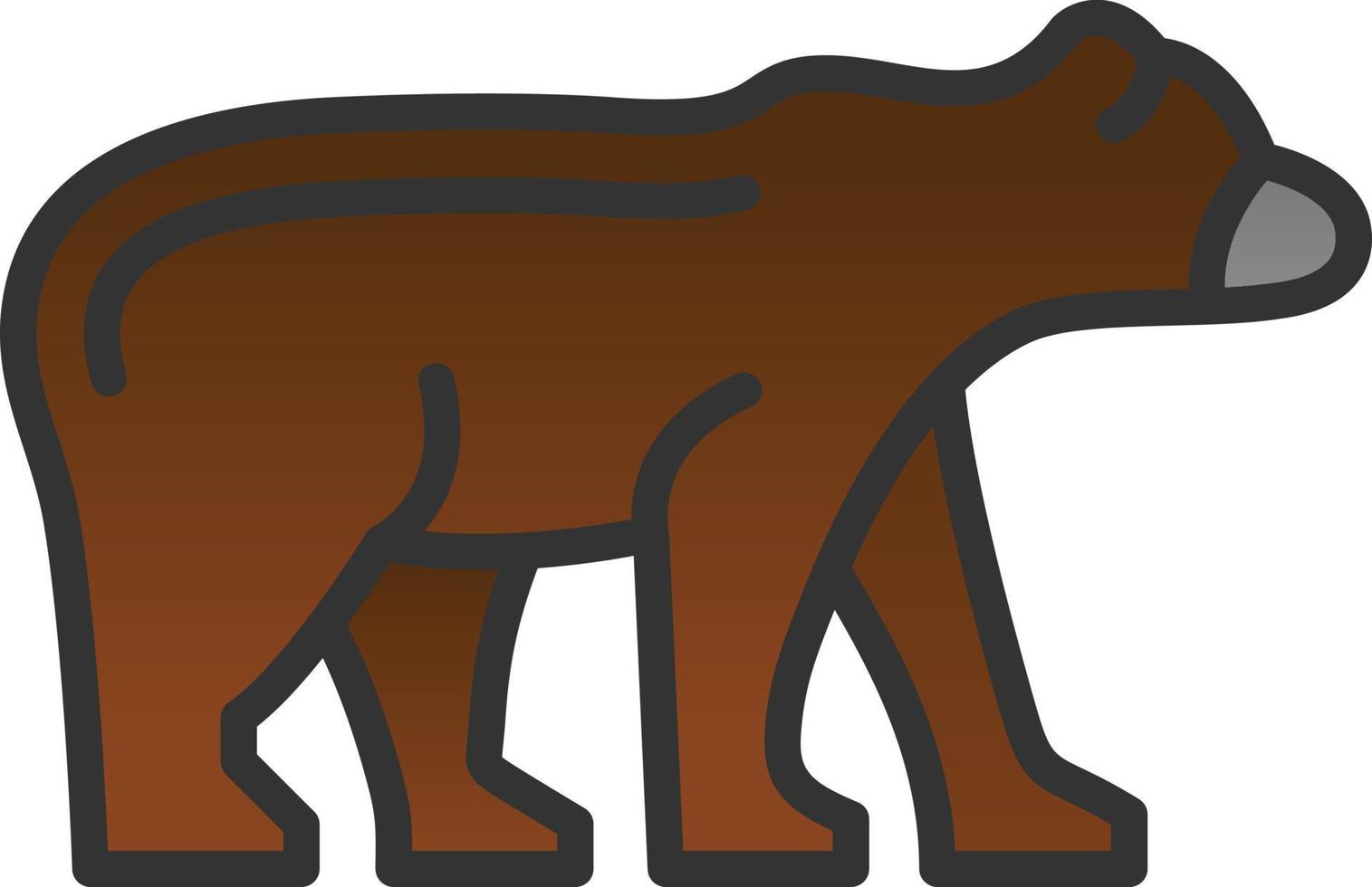 Bear Vector Icon Design