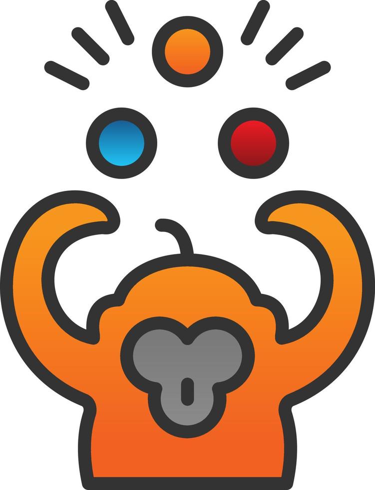 Juggler Vector Icon Design