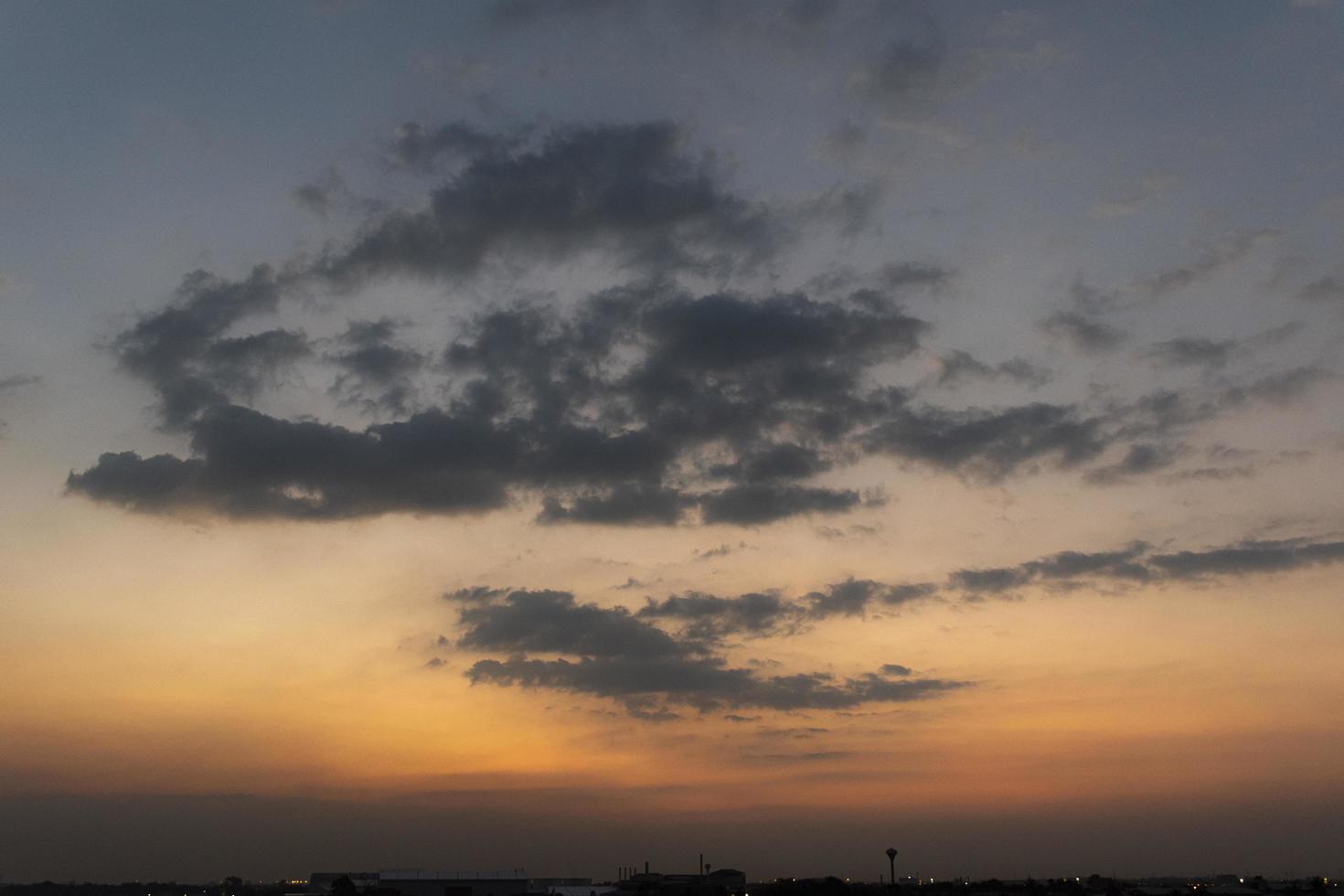 Cloud sky evening sundown background photo