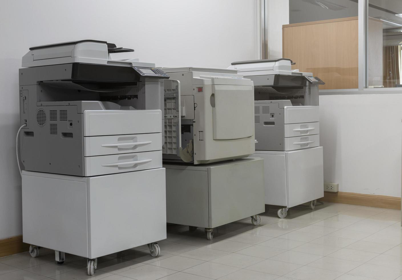 Copy machine and duplicator for company photo