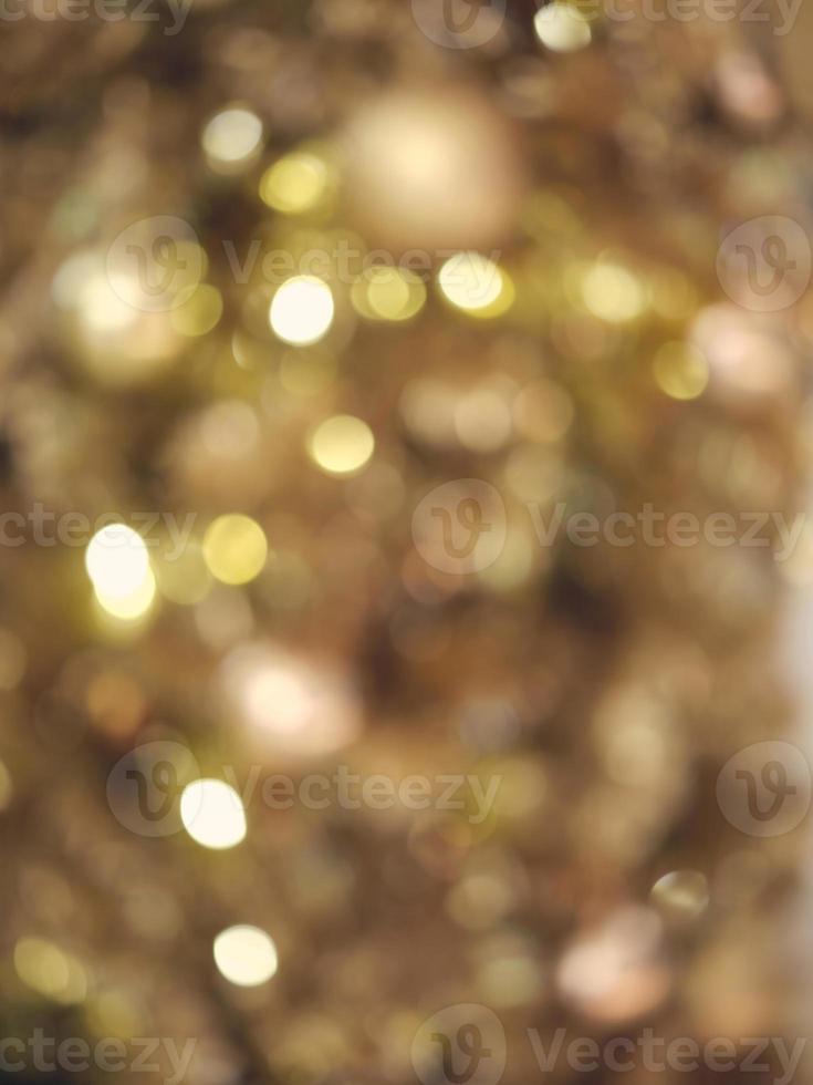 Christmas and Happy new year on blurred bokeh christmas tree photo