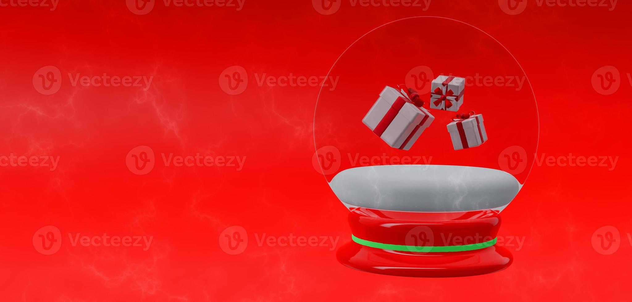 Merry Christmas and a Happy New Year, Gifts box for Christmas tree