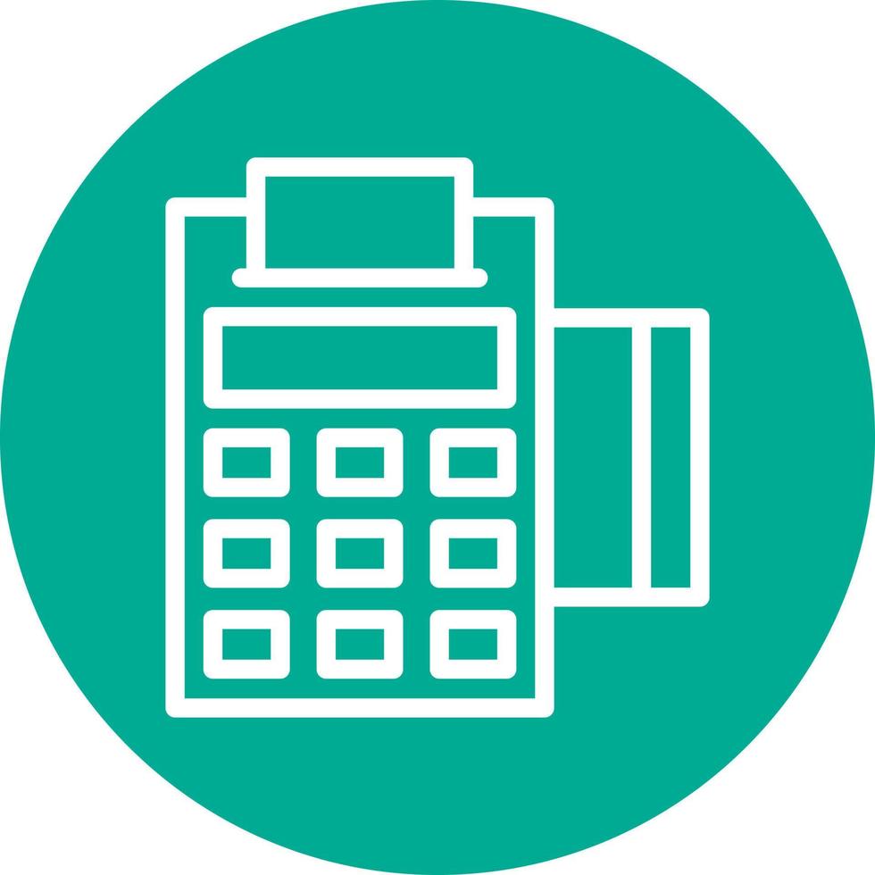 Pos Terminal Vector Icon Design