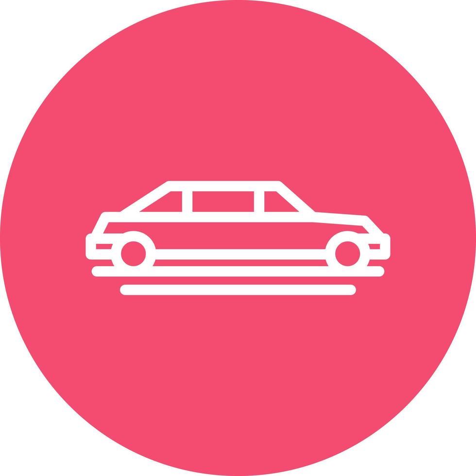 Limousine Vector Icon Design