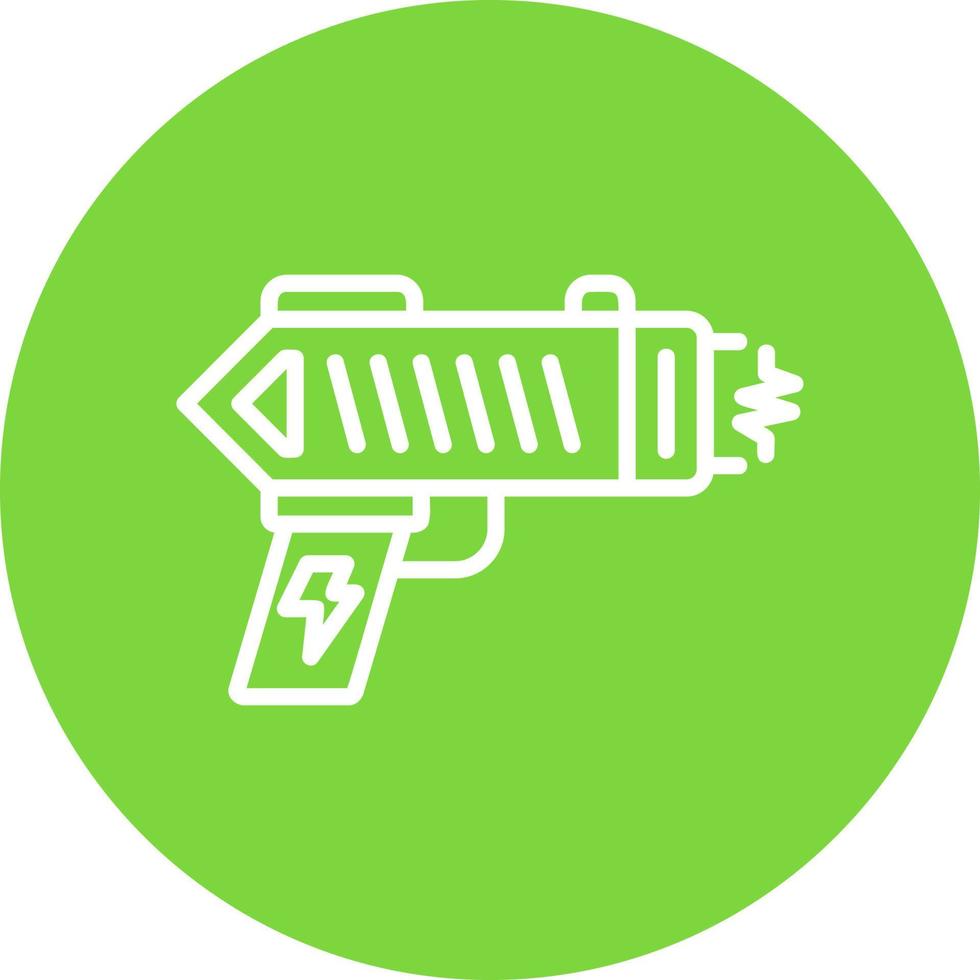 diseño de icono de vector de pistola de aturdimiento