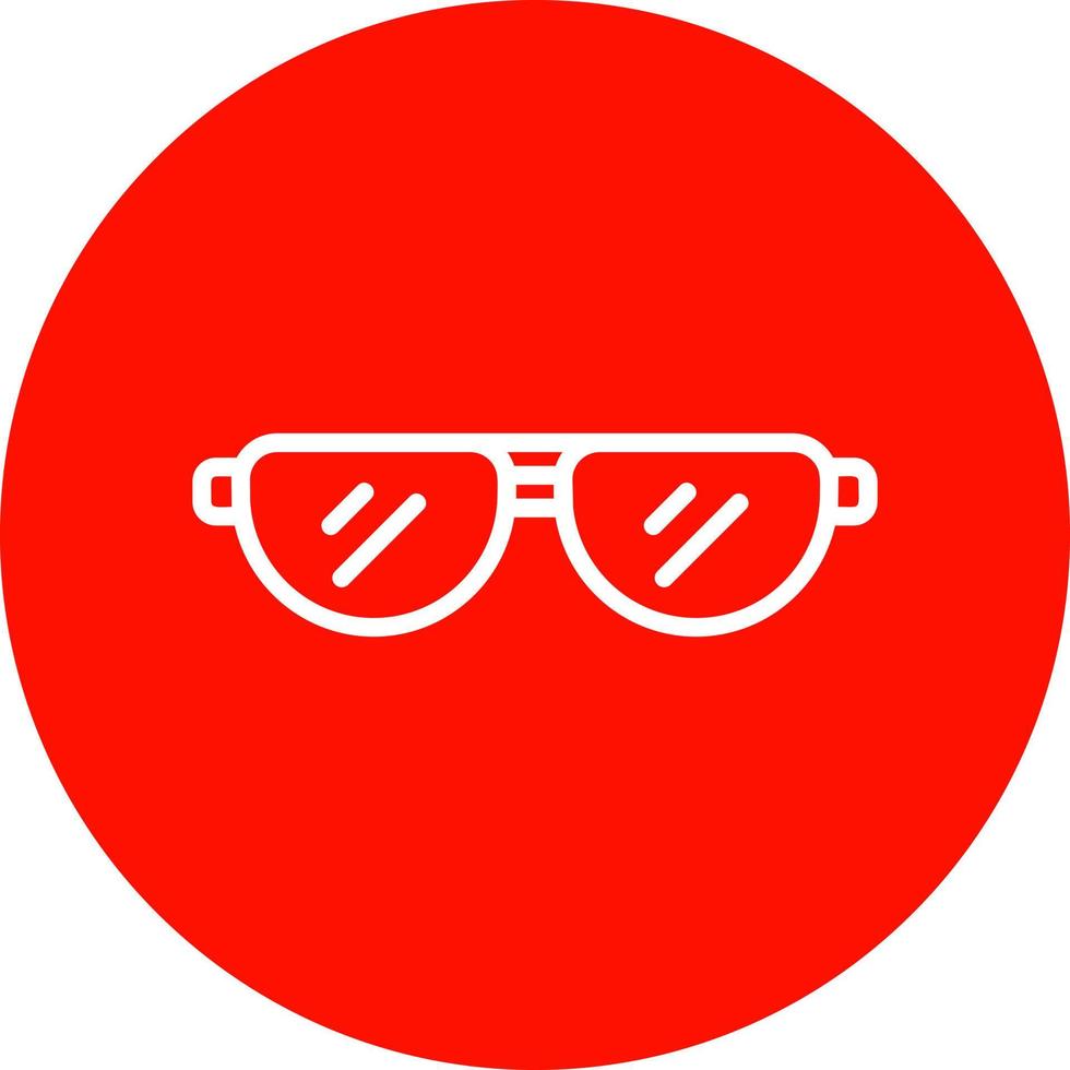 diseño de icono de vector de gafas de sol