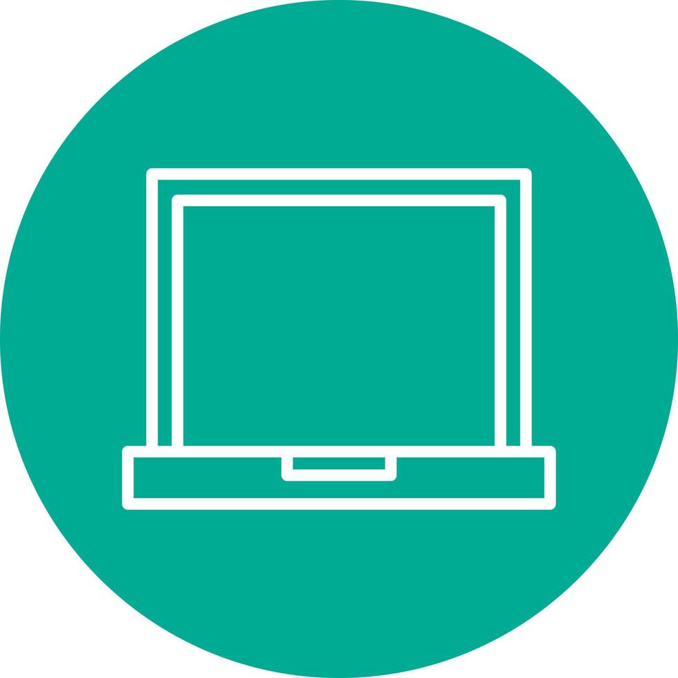 Laptop Screen Vector Icon Design