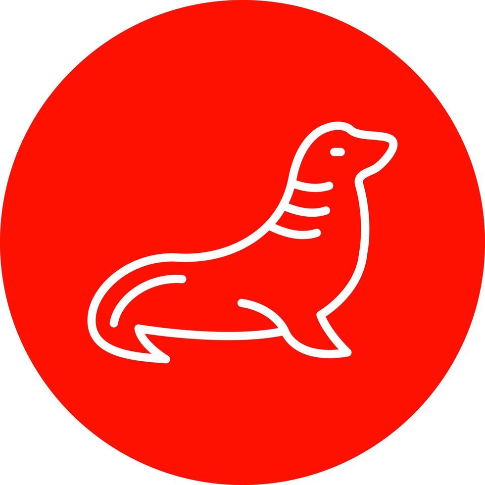 Seal Vector Icon Design