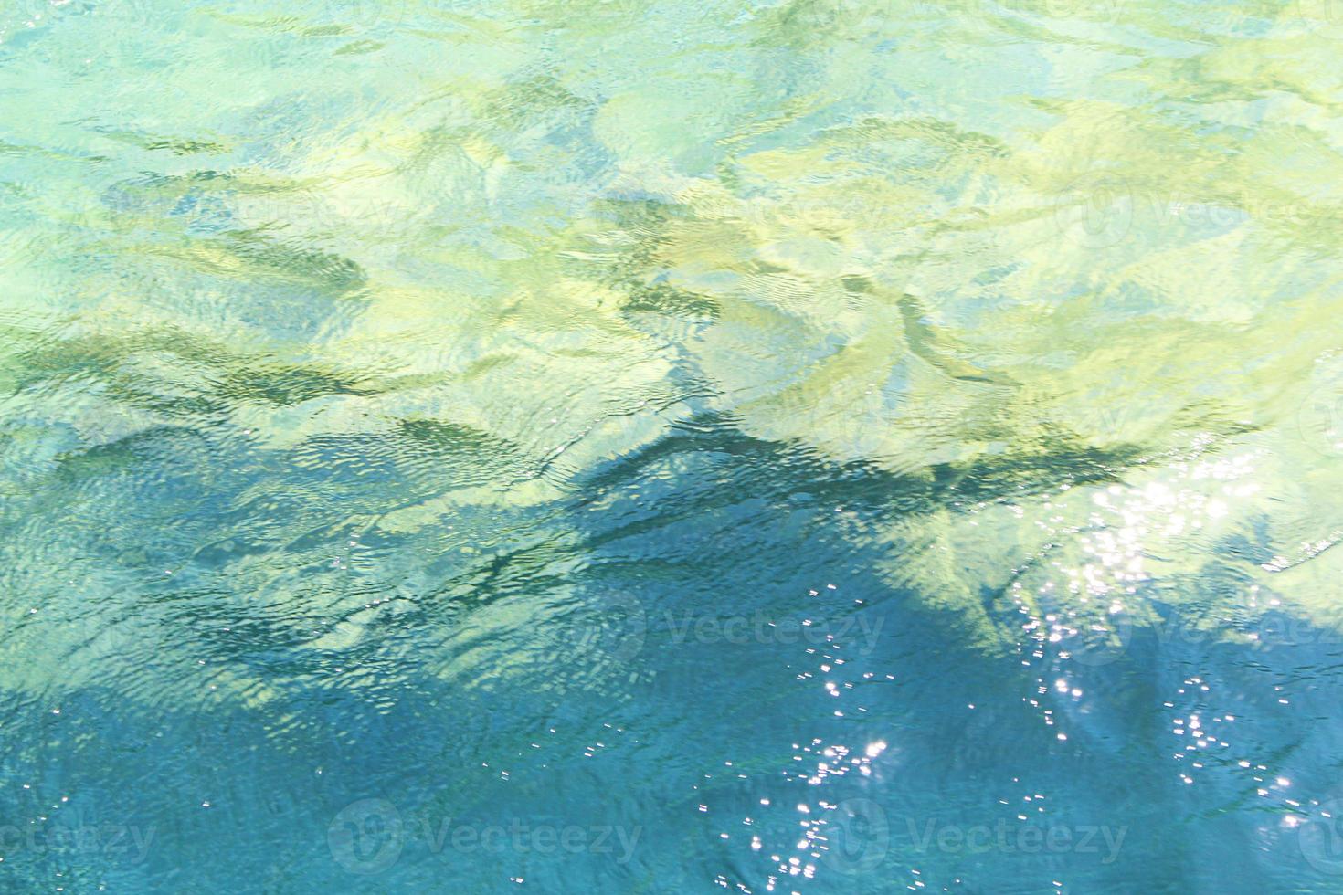 Sea water with waves and highlights. Marine background. Concept of relaxation, beach. Copy space photo