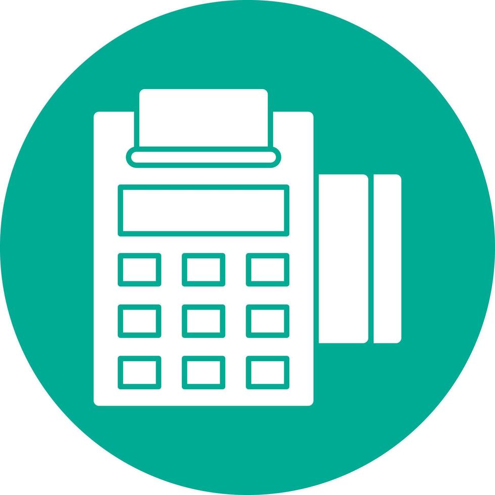 Pos Terminal Vector Icon Design