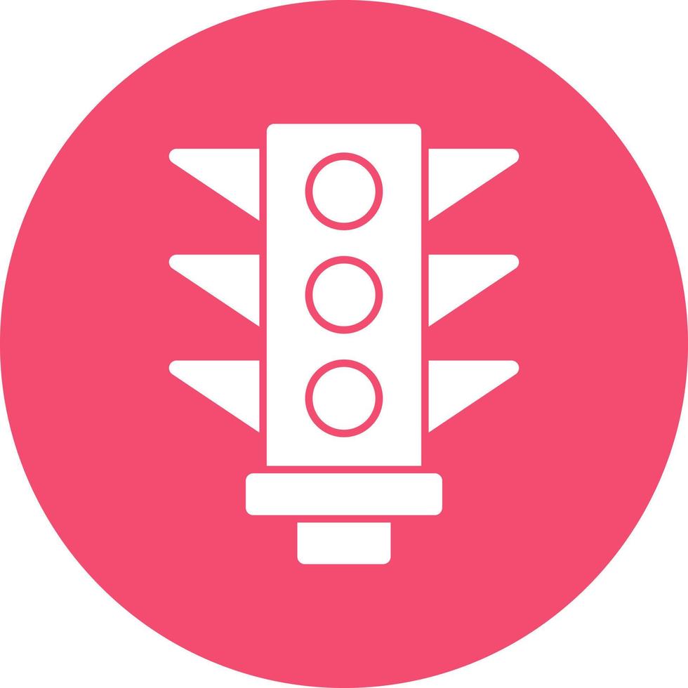 Traffic Signal Vector Icon Design