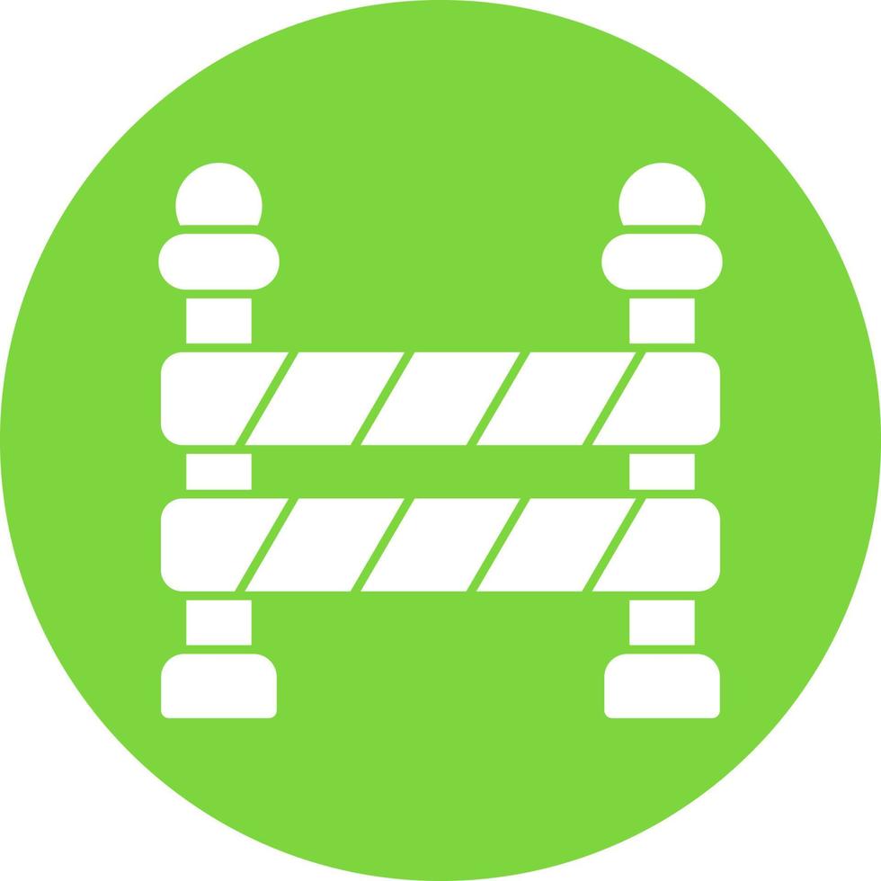 Police Line Vector Icon Design